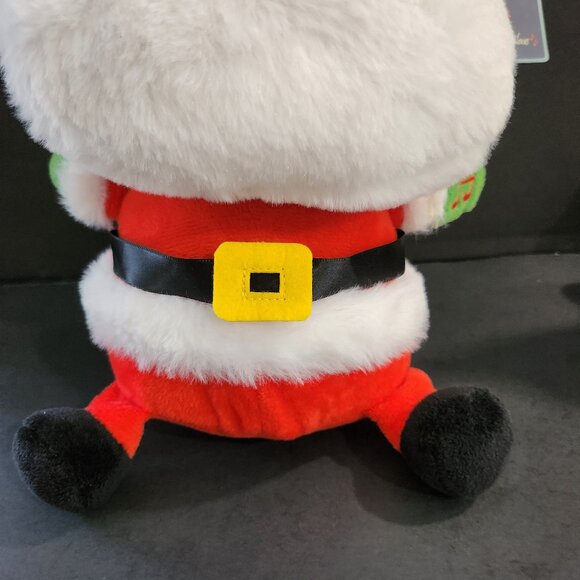 Cuddle Barn, Caroling Cutie's Santa Claus Plush Christmas Decoration Gift - Picture 5 of 10